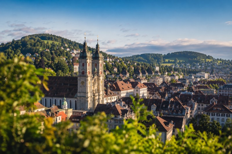 Stadtansicht von St. Gallen